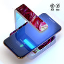 Vivid Colored Marbling Acrylic V1 UV Germicidal Sanitizing Sterilizing Wireless Smart Phone Screen Cleaner + Charging Station