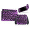 Vivid Purple Leopard Print // Skin Decal Wrap Kit for Nintendo Switch Console & Dock, Joy-Cons, Pro Controller, Lite, 3DS XL, 2DS XL, DSi, or Wii