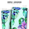 Watercolor Cactus Succulent Bloom V11 - Skin-Kit for the Samsung Galaxy S-Series S20, S20 Plus, S20 Ultra , S10 & others (All Galaxy Devices Available)