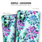 Watercolor Cactus Succulent Bloom V14 - Skin-Kit for the Samsung Galaxy S-Series S20, S20 Plus, S20 Ultra , S10 & others (All Galaxy Devices Available)