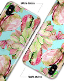 Watercolor Cactus Succulent Bloom V3 - iPhone X Clipit Case