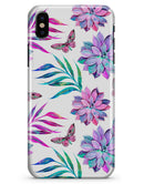 Watercolor Succulent Bloom V17 - iPhone X Clipit Case