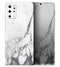 White & Grey Marble Surface V3 - Skin-Kit for the Samsung Galaxy S-Series S20, S20 Plus, S20 Ultra , S10 & others (All Galaxy Devices Available)