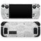 White Floral Lace // Full Body Skin Decal Wrap Kit for the Steam Deck handheld gaming computer