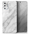 White Marble Surface - Skin-Kit for the Samsung Galaxy S-Series S20, S20 Plus, S20 Ultra , S10 & others (All Galaxy Devices Available)