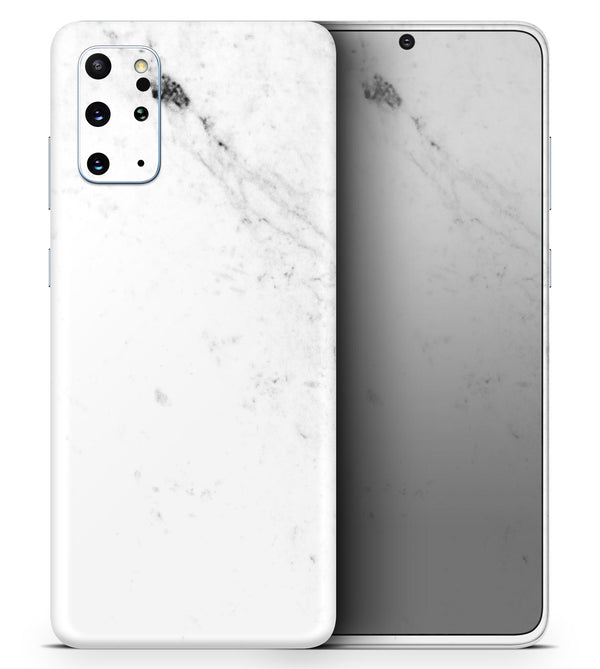 White and Black Marble Surface - Skin-Kit for the Samsung Galaxy S-Series S20, S20 Plus, S20 Ultra , S10 & others (All Galaxy Devices Available)