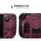 Wine Watercolor Tiger Pattern // Full Body Skin Decal Wrap Kit for the Steam Deck handheld gaming computer