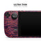 Wine Watercolor Tiger Pattern // Full Body Skin Decal Wrap Kit for the Steam Deck handheld gaming computer