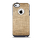 Woven Fabric Over Aged Wood Skin for the iPhone 5c OtterBox Commuter Case