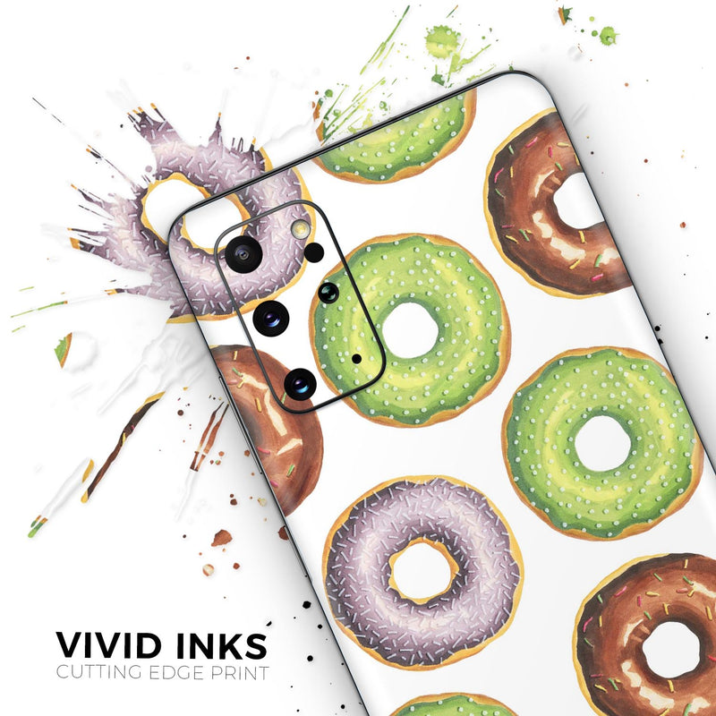 Yummy Donuts Galore - Skin-Kit for the Samsung Galaxy S-Series S20, S20 Plus, S20 Ultra , S10 & others (All Galaxy Devices Available)