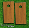 Bamboo Wood Skin-set for a pair of Cornhole Boards
