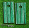 Green Wood Skin-set for a pair of Cornhole Boards