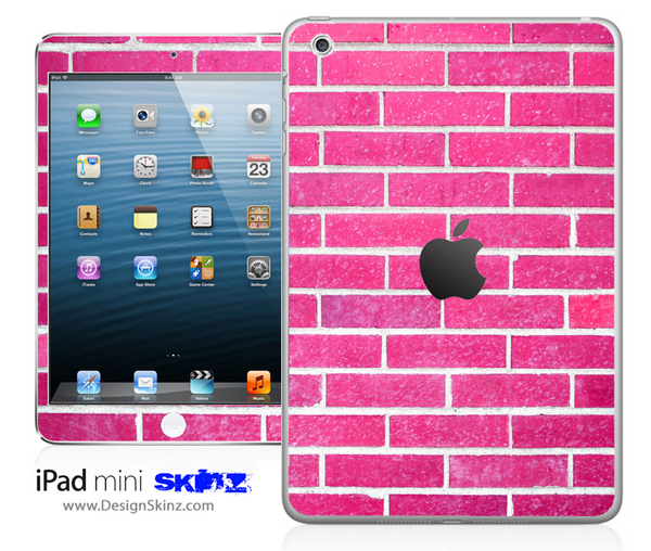 Pink Brick iPad Skin
