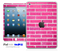 Pink Brick iPad Skin
