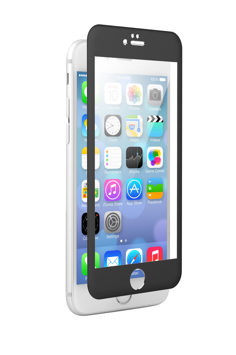 NEW! The Black-Metal Beveled Apple iPhone 6/6s zNitro FUZION Glass Screen Protector
