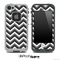 Black and White Chevron V4 Skin for the iPhone 5 or 4/4s LifeProof Case