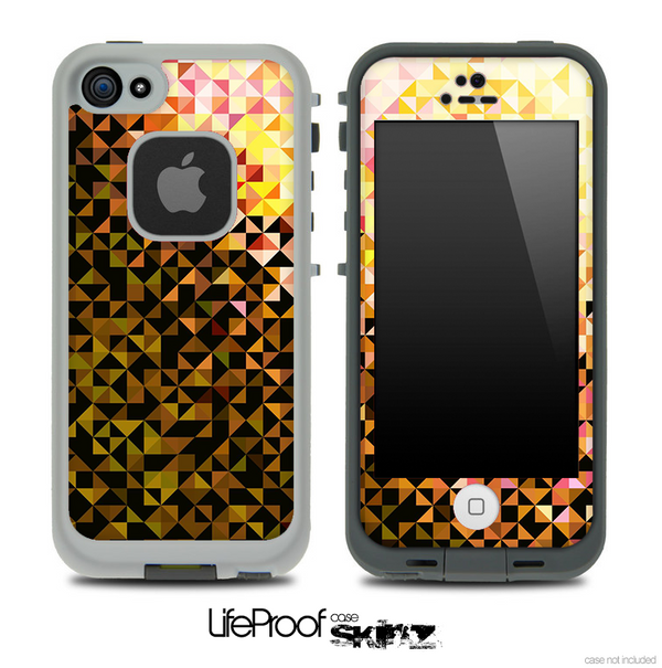 Abstract Bright Tiled V4 Skin for the iPhone 5 or 4/4s LifeProof Case