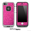 Pink Glitter Ultra Metallic Skin for the iPhone 5 or 4/4s LifeProof Case