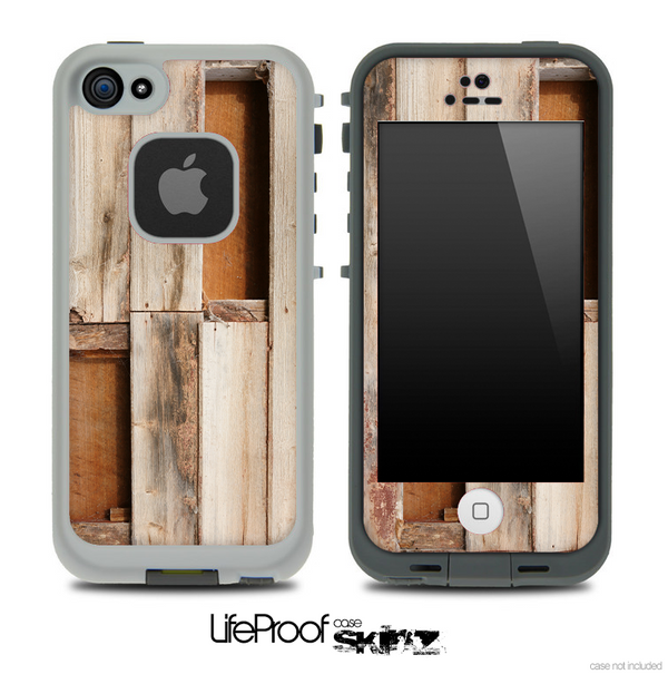 Broken Wood Crate Skin for the iPhone 5 or 4/4s LifeProof Case