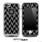 V5 Chevron Pattern Black and Gray Skin for the iPhone 5 or 4/4s LifeProof Case