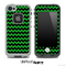 V4 Chevron Pattern Black and Green Skin for the iPhone 5 or 4/4s LifeProof Case
