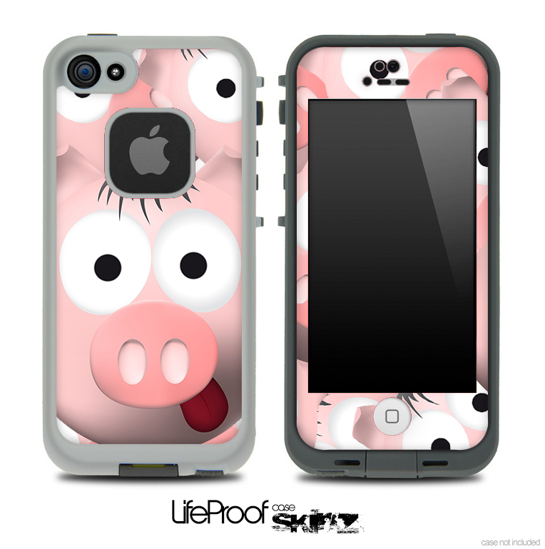 Cute Pig Face Skin for the iPhone or 4/4s LifeProof Case