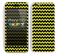Zig Zag V2 Chevron Pattern Gold and Black Skin For The iPhone 5c