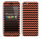 Zig Zag V2 Chevron Pattern Coral and Black Skin For The iPhone 5c