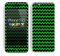 Zig Zag V2 Chevron Pattern Lime Green and Black Skin For The iPhone 5c