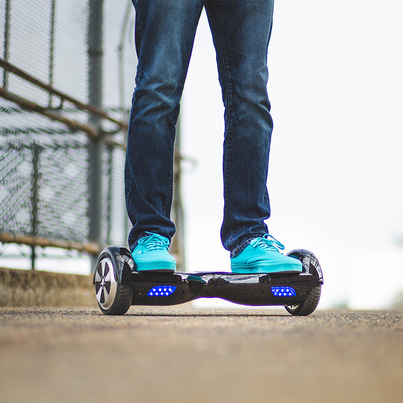 The Subtle Neon Turquoise Surface Full-Body Skin Set for the Smart Drifting SuperCharged iiRov HoverBoard