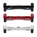 The Blue & Coral Abstract Butterfly Sprout Full-Body Skin Set for the Smart Drifting SuperCharged iiRov HoverBoard
