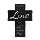 Vector Christian Cross Love is Patient Bible Verse EASY-TO-APPLY Wall Decal