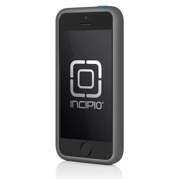 The Incipio Black / Cyan Phenom™ Lightweight Case with Phenomenal Drop Protection for iPhone 5-5s