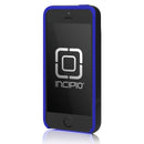 The Obsidian Black / Ultraviolet Blue Incipio STASHBACK™ Dockable Credit Card Case for iPhone 5-5s