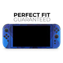 3D Blue Abstract Paper Cuts V1 // Skin Decal Wrap Kit for Nintendo Switch 2