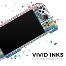 Abstract Blue and Green Triangle Aztec // Premium Vinyl Wrap Skin Kit Compatible with the Nintendo Switch 2