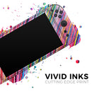 Abstract Color Strokes // Premium Vinyl Wrap Skin Kit Compatible with the Nintendo Switch 2