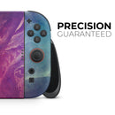 Abstract Fire & Ice V15 // Premium Vinyl Wrap Skin Kit Compatible with the Nintendo Switch 2