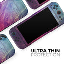 Abstract Fire & Ice V15 // Premium Vinyl Wrap Skin Kit Compatible with the Nintendo Switch 2