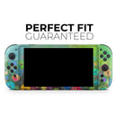 Abstract Flower Meadow // Premium Vinyl Wrap Skin Kit Compatible with the Nintendo Switch 2