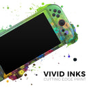 Abstract Flower Meadow // Premium Vinyl Wrap Skin Kit Compatible with the Nintendo Switch 2