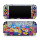 Abstract Flower Meadow v2 // Premium Vinyl Wrap Skin Kit Compatible with the Nintendo Switch 2