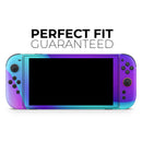 Abstract Neon Wave V10 // Premium Vinyl Wrap Skin Kit Compatible with the Nintendo Switch 2