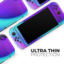 Abstract Neon Wave V10 // Premium Vinyl Wrap Skin Kit Compatible with the Nintendo Switch 2