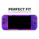 Abstract Neon Wave V11 // Premium Vinyl Wrap Skin Kit Compatible with the Nintendo Switch 2