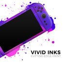 Abstract Neon Wave V11 // Premium Vinyl Wrap Skin Kit Compatible with the Nintendo Switch 2