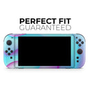 Abstract Neon Wave V12 // Premium Vinyl Wrap Skin Kit Compatible with the Nintendo Switch 2