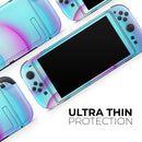 Abstract Neon Wave V12 // Premium Vinyl Wrap Skin Kit Compatible with the Nintendo Switch 2