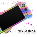 Abstract Neon Wave V1 // Premium Vinyl Wrap Skin Kit Compatible with the Nintendo Switch 2
