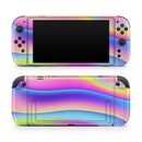 Abstract Neon Wave V1 // Premium Vinyl Wrap Skin Kit Compatible with the Nintendo Switch 2